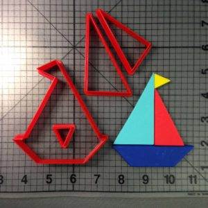 Sail Boat Cookie Cutter Set