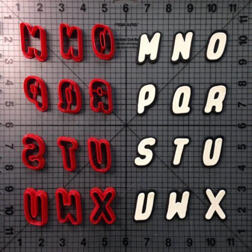 Lego Font Cookie Cutter Set (2)