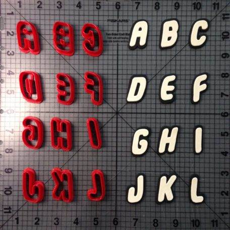 Lego Font Cookie Cutter Set (1)
