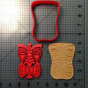Tiki Face 101 Cookie Cutter and Stamp