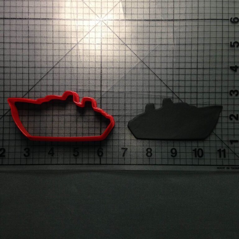 Pirate Ship Cookie Cutter 4.75 Inch - Tin Plated Steel Made In USA