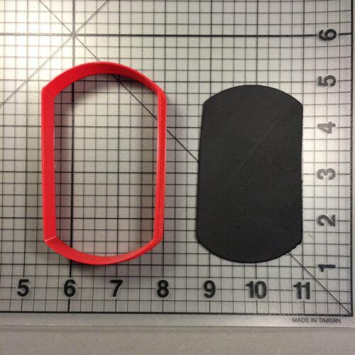 Dog Tag 100 Cookie Cutter