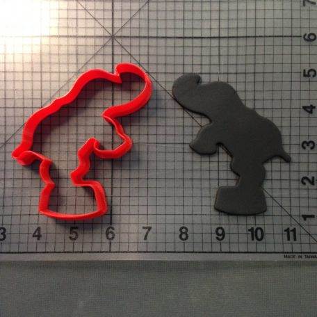 Elephant on Step 100 Cookie Cutter