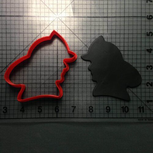 Fireman Head 101 Cookie Cutter