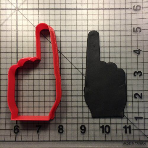 Foam Finger 100 Cookie Cutter