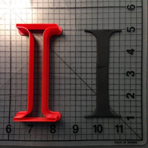 Greek Letter Iota Cookie Cutter