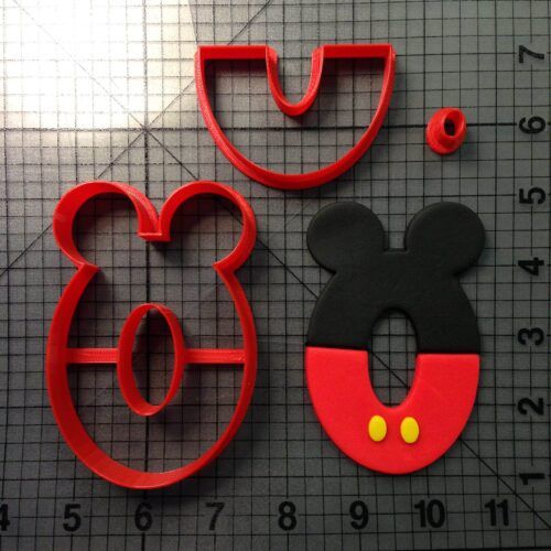 Mickey Number Zero Cookie Cutter Set