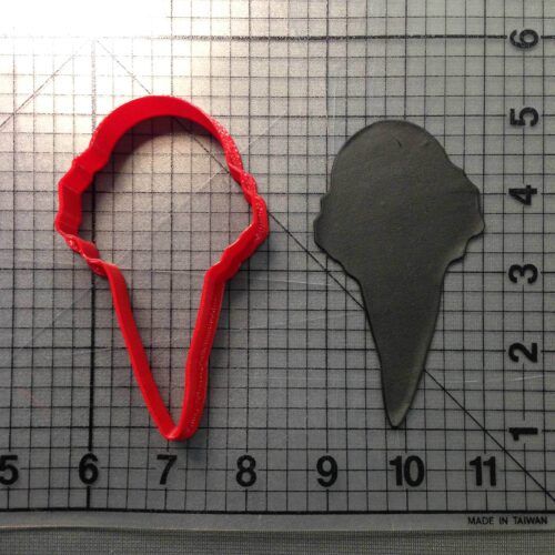 Ice Cream Cone 101 Cookie Cutter