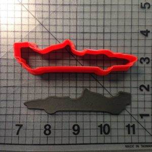 Indy Race Car 101 Cookie Cutter