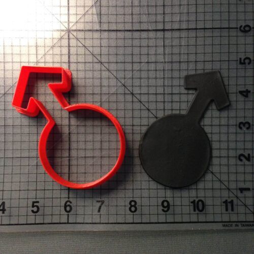 Male Symbol 100 Cookie Cutter