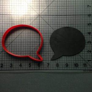 Message Bubble 101 Cookie Cutter