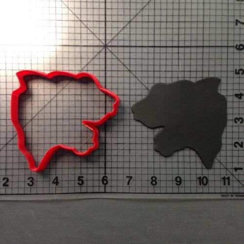 Panther Head 101 Cookie Cutter