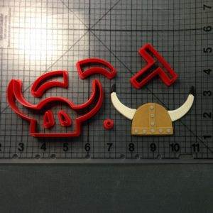 Viking Helmet 101 Cookie Cutter Set