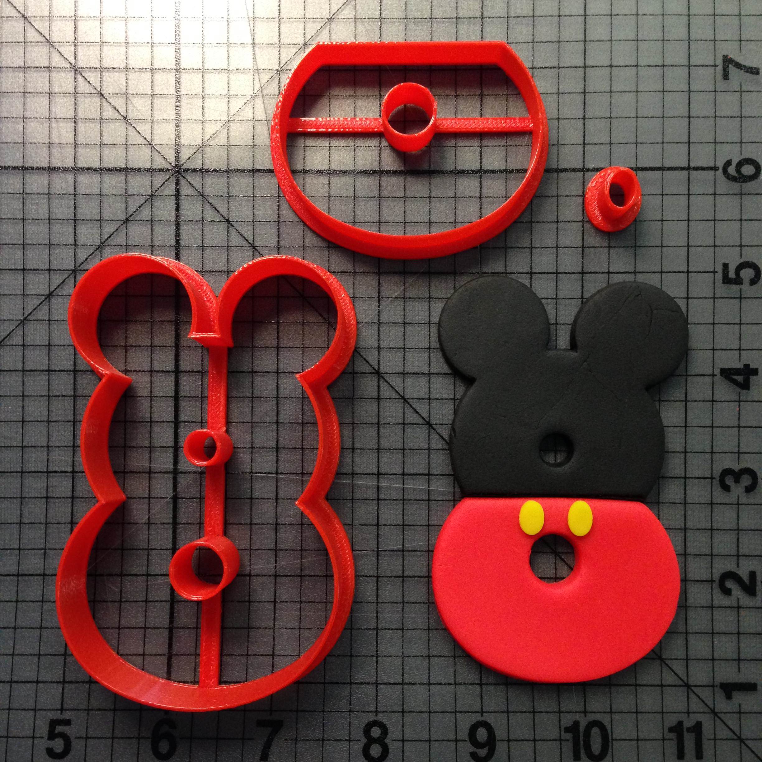 Mouse Font Number Cookie Cutter Set 
