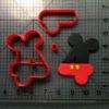 Mickey Number Four Cookie Cutter Set