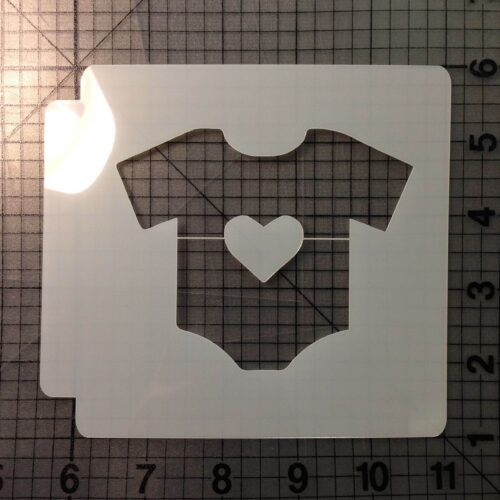 Baby Bodysuit 101 Stencil