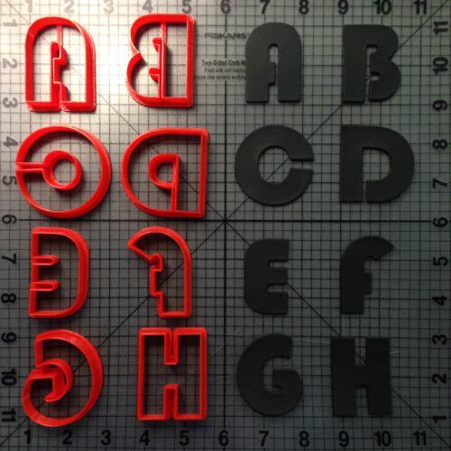 Bauhaus 93 Font Uppercase Cookie Cutters (1)