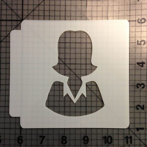 Business Woman Stencil 100