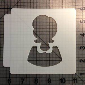 Business Woman Stencil 102