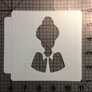 Business Woman Stencil 103