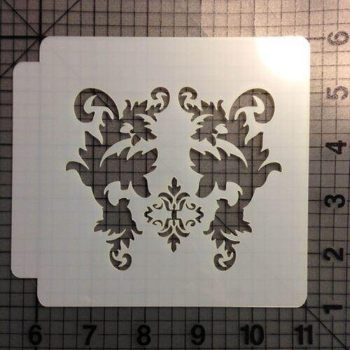 Damask Stencil 112