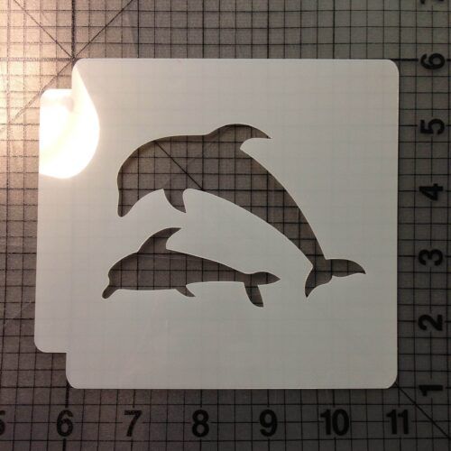 Dolphins Stencil 100