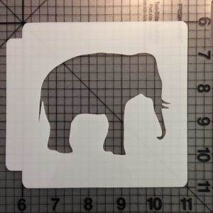 Elephant Stencil 100