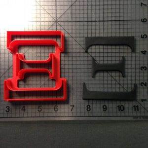 Greek Letter Xi Cookie Cutter