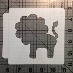 Lion Stencil 100