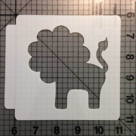 Lion Stencil 100