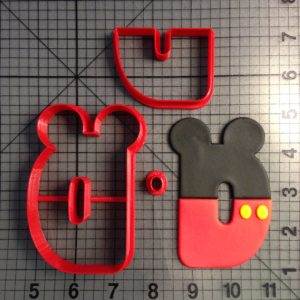 Mickey Letter D Cookie Cutter Set
