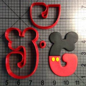 Mickey Letter G Cookie Cutter Set
