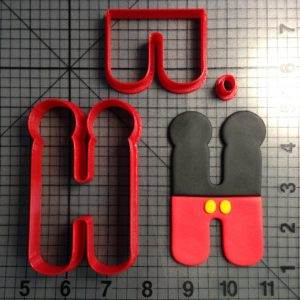 Mickey Letter H Cookie Cutter Set