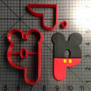 Mickey Letter P Cookie Cutter Set