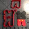 Mickey Letter R Cookie Cutter Set