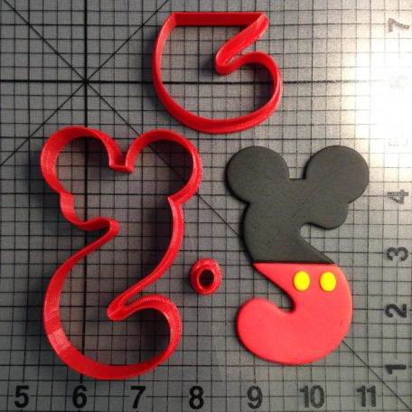 Mickey Letter S Cookie Cutter Set