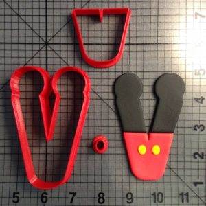 Mickey Letter V Cookie Cutter Set