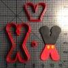 Mickey Letter X Cookie Cutter Set