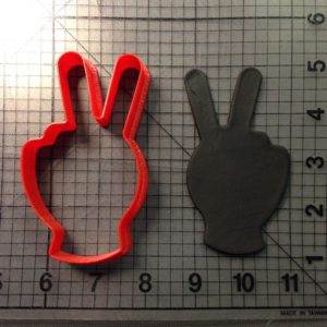 Peace Hand 100 Cookie Cutter