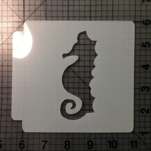 Seahorse Stencil 100