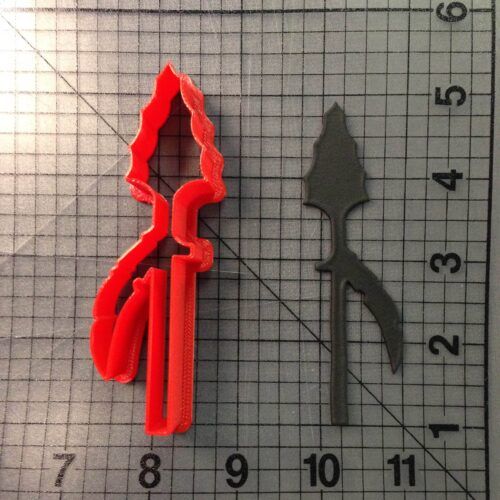 Spear with Feather 100 Cookie Cutter