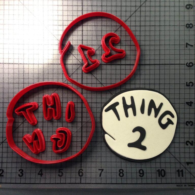 Thing 1 and Thing 2 Cookie Cutter Set