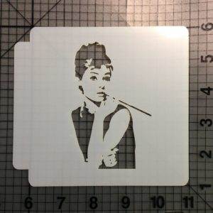 Audrey Hepburn Stencil 100