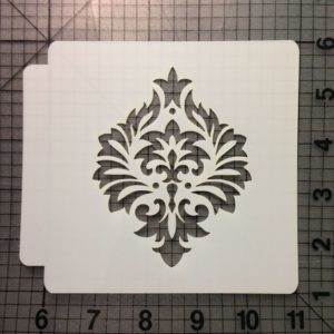 Damask Stencil 120