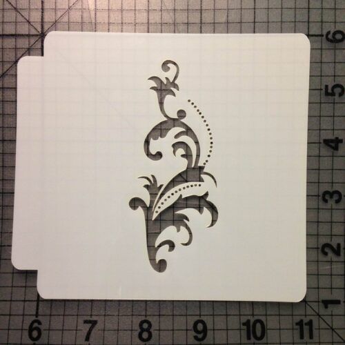 Damask Stencil 124