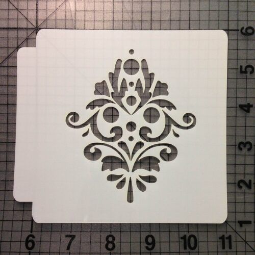 Damask Stencil 126