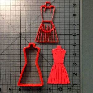 Dress 103 Cookie Cutter and Stamp