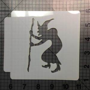 Halloween Witch Stencil 102