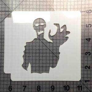 Halloween Zombie Stencil 105