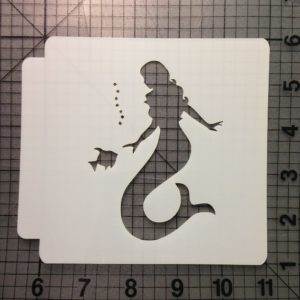 Little Mermaid Stencil 100